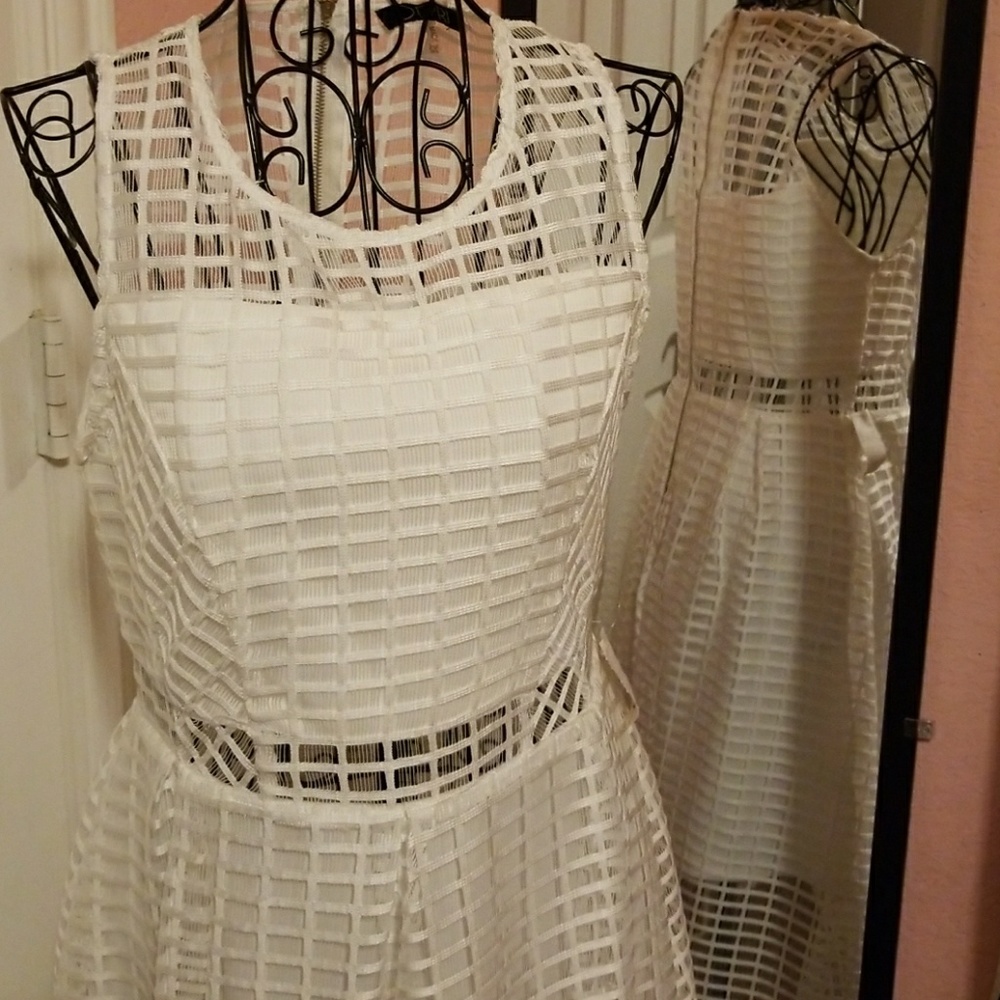 White formal dress